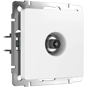 Изображение ТВ-розетка оконечная (белый матовый) W1183061