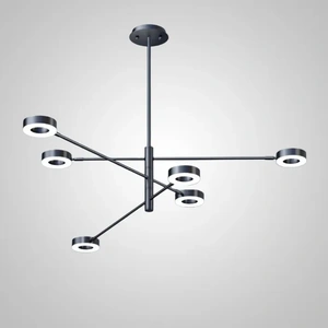 Изображение Подвесная Люстра Atissa S 6 D115 Black By Imperiumloft