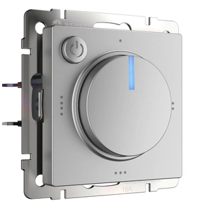 Изображение Терморегулятор электромеханический для теплого пола (серебряный) W1151106