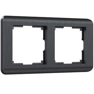 Изображение Рамка на 2 поста (графит) W0022104