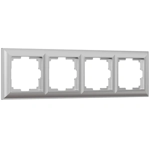 Изображение Рамка на 4 поста (серебряный) W0042206