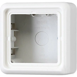 Изображение Коробка одинарная для накладного монтажа CD белый глянцевый CD581AWW CD 500