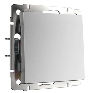 Изображение Выключатель одноклавишный (серебряный матовый) W1110065