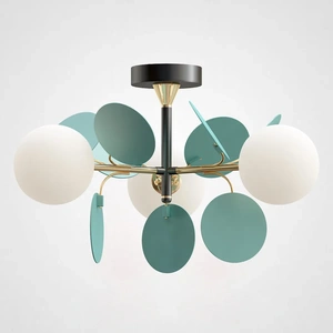 Изображение Люстра На Штанге Matisse Blue D45 By Imperiumloft