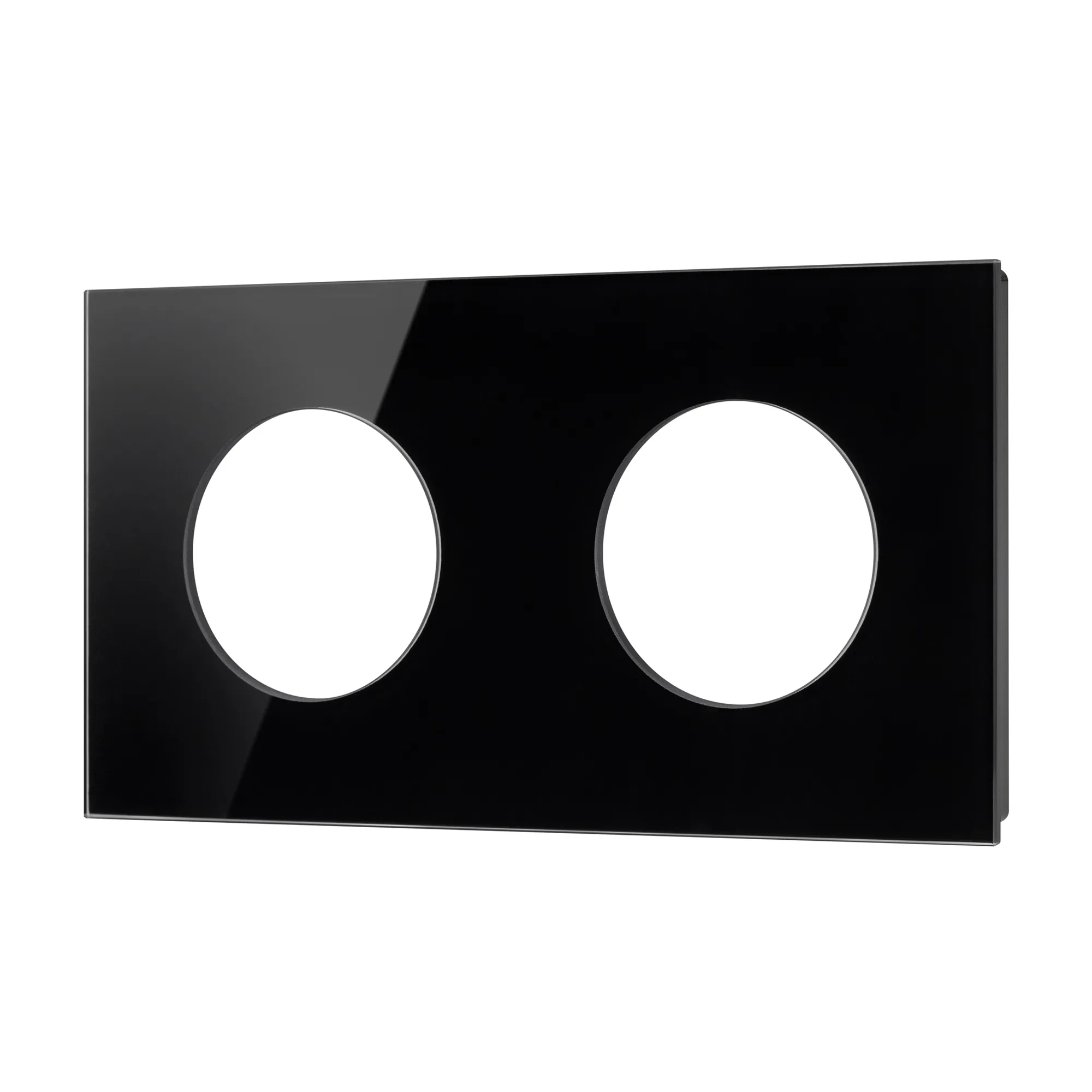 Рамка стеклянная FRM-GLARE-GC-2-BK (Arlight, -)