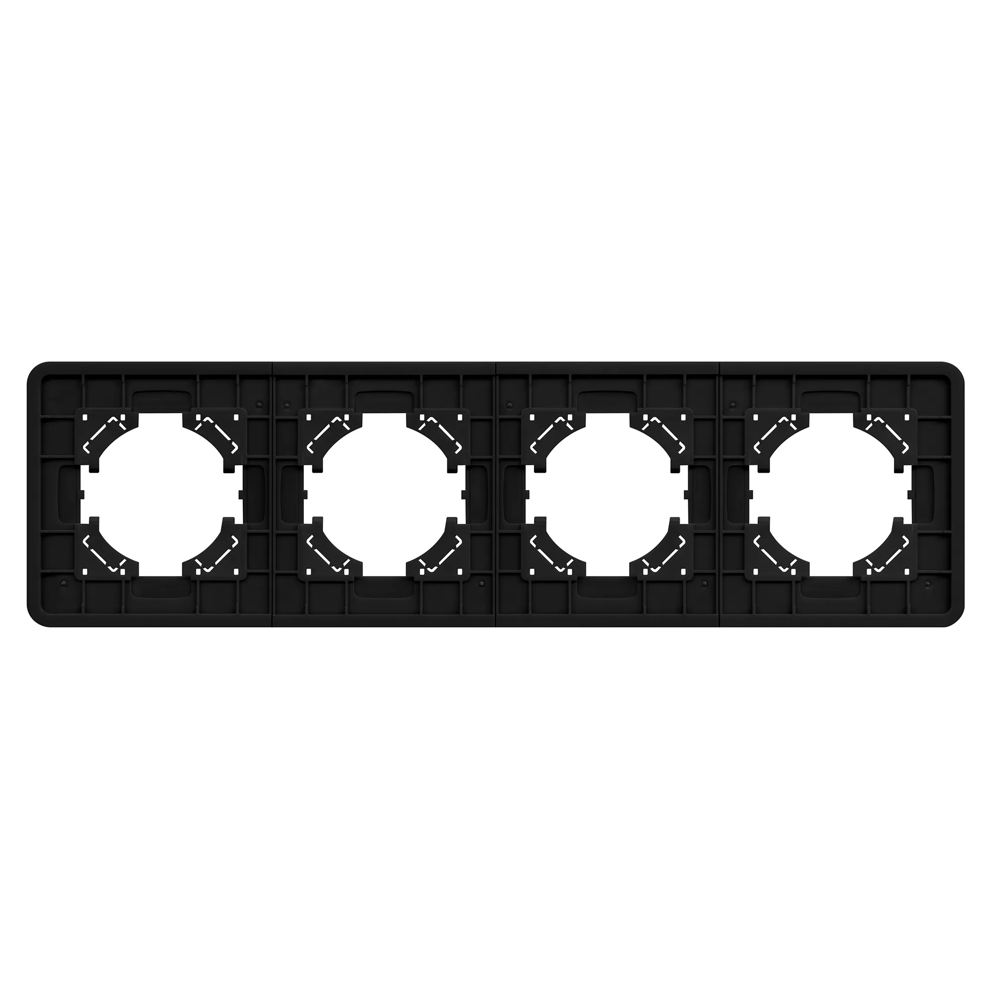 Рамка алюминиевая FRM-AKIRY-SFAL-4-BK (Arlight, -)