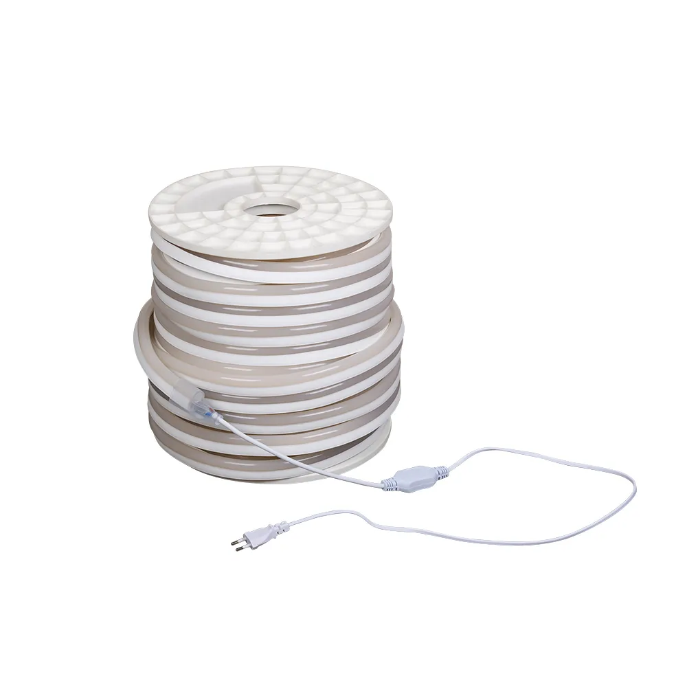 Гибкий неон ARL-NEON-2615-SIDE 230V White (Arlight, 8 Вт/м, IP65) - Изображение