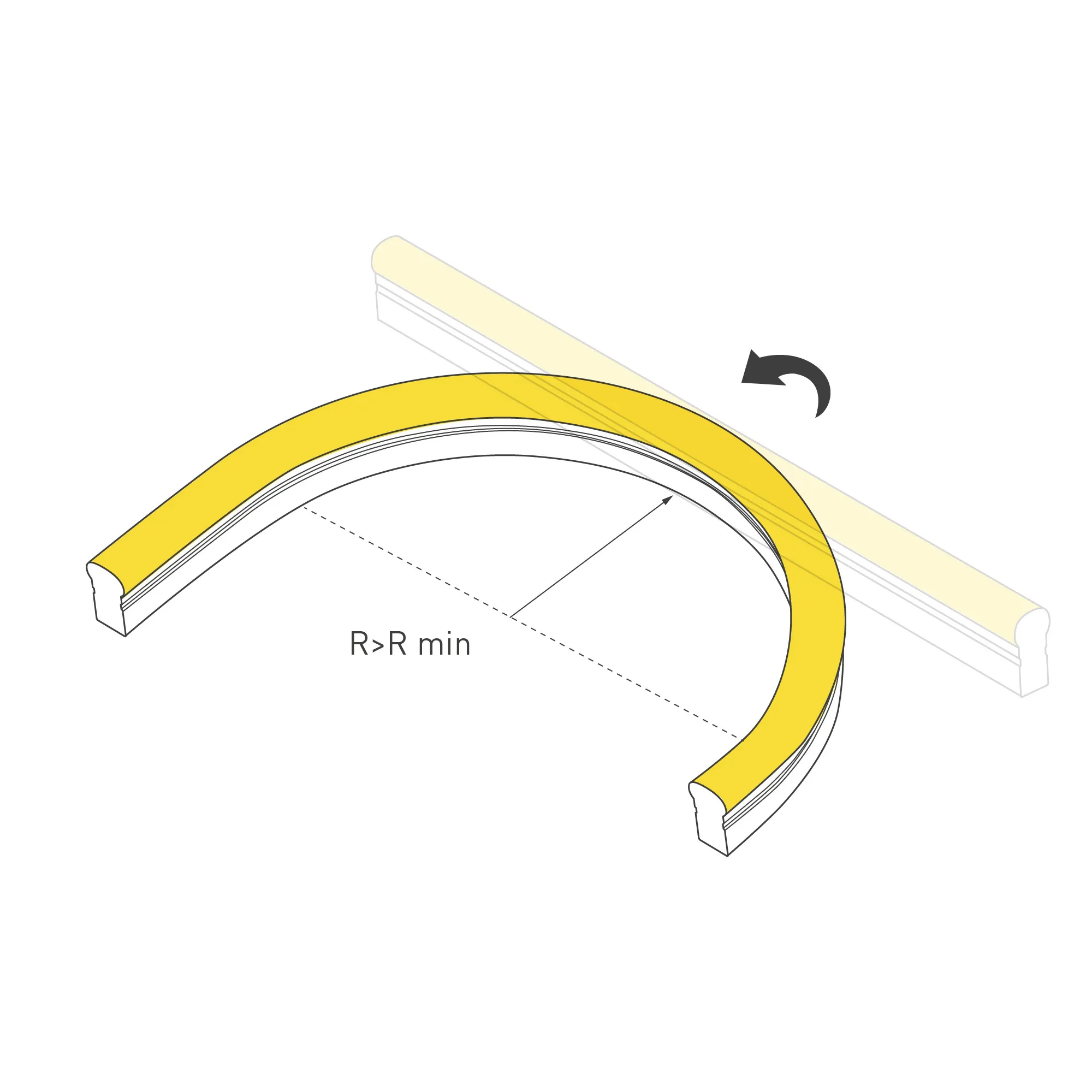 Гибкий неон ARL-NEON-2615RH-SIDE 230V Red (Arlight, 8 Вт/м, IP65) - Изображение